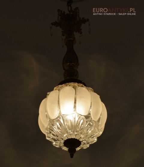 Ekskluzywny zwis pałacowa lampa sufitowa do wysokiego pomieszczenia antyki