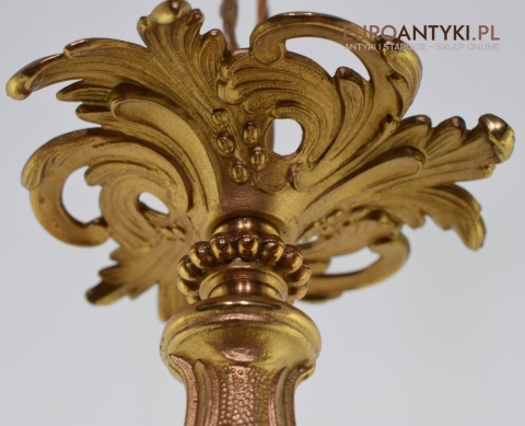 Mały mosiężny żyrandol do holu ganku lampa z mosiądzu na sufit