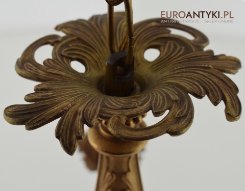 Mały mosiężny żyrandol do holu ganku lampa z mosiądzu na sufit