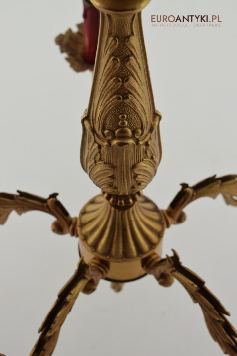 Mały mosiężny żyrandol do holu ganku lampa z mosiądzu na sufit