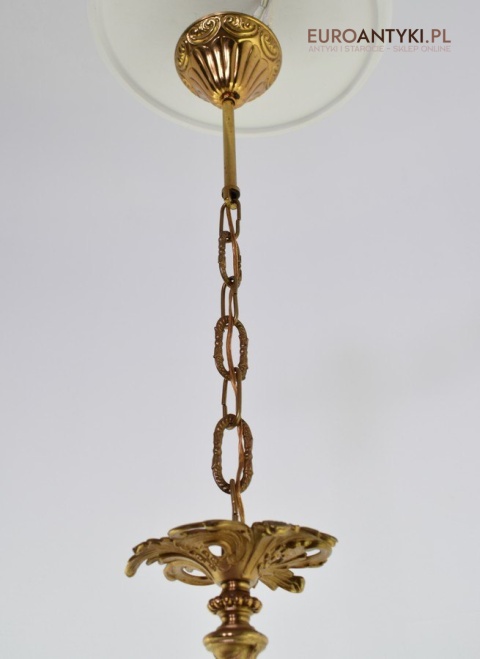 Mały mosiężny żyrandol do holu ganku lampa z mosiądzu na sufit
