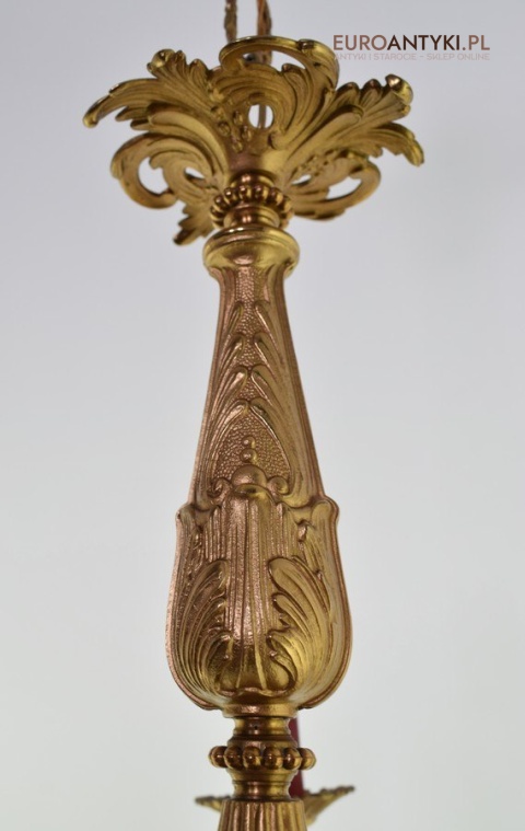 Mały mosiężny żyrandol do holu ganku lampa z mosiądzu na sufit