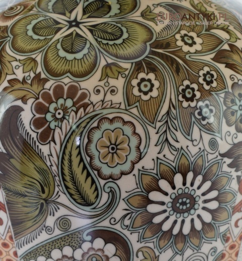 Secesyjna lampka na stolik lampa stołowa babcina antyki do domu