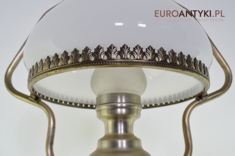 Art deco srebrna lampa wisząca starodawna antyki użytkowe