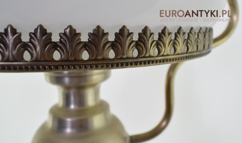 Art deco srebrna lampa wisząca starodawna antyki użytkowe