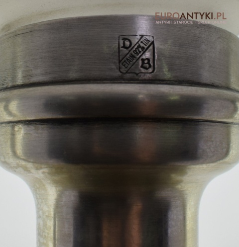 Art deco srebrna lampa wisząca starodawna antyki użytkowe