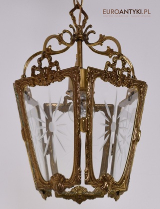 Ekskluzywna lampa wisząca dla konesera antyków lampka do ganku wiatrołapu