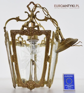 Ekskluzywna lampa wisząca dla konesera antyków lampka do ganku wiatrołapu