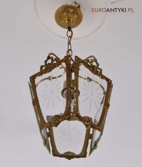 Ekskluzywna lampa wisząca dla konesera antyków lampka do ganku wiatrołapu