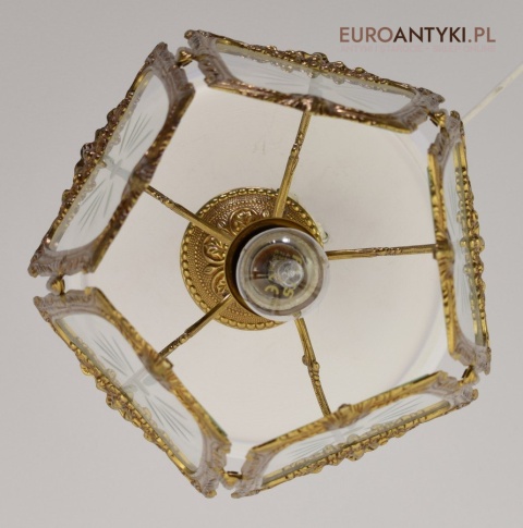 Ekskluzywna lampa wisząca dla konesera antyków lampka do ganku wiatrołapu