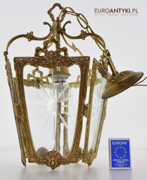 Ekskluzywna lampa wisząca dla konesera antyków lampka do ganku wiatrołapu