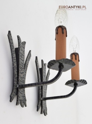 Kute kinkiety do zamku lampki ścienne do lochu antyki zamkowe