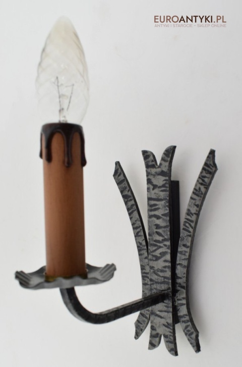 Kute kinkiety do zamku lampki ścienne do lochu antyki zamkowe