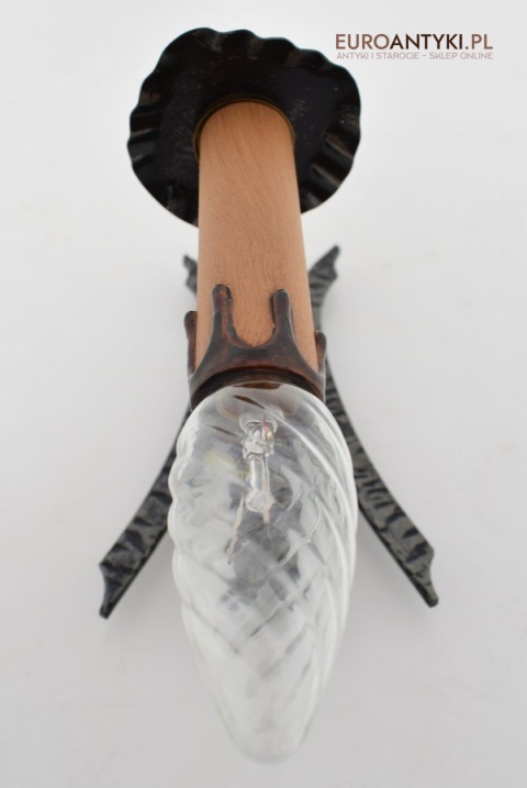 Kute kinkiety do zamku lampki ścienne do lochu antyki zamkowe