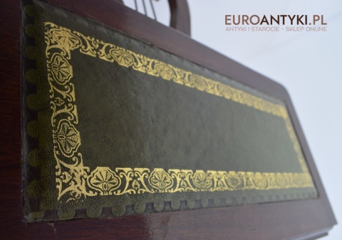 Rozkładany stoliczek Empire mały stolik empir antyk do salonu ganu