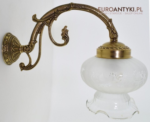 Antyki ekskluzywne nad biurko kinkiety do pałacowego saloniku lampy ścienne