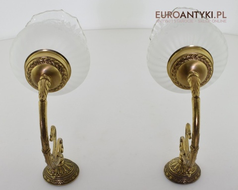 Antyki ekskluzywne nad biurko kinkiety do pałacowego saloniku lampy ścienne