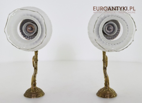 Antyki ekskluzywne nad biurko kinkiety do pałacowego saloniku lampy ścienne