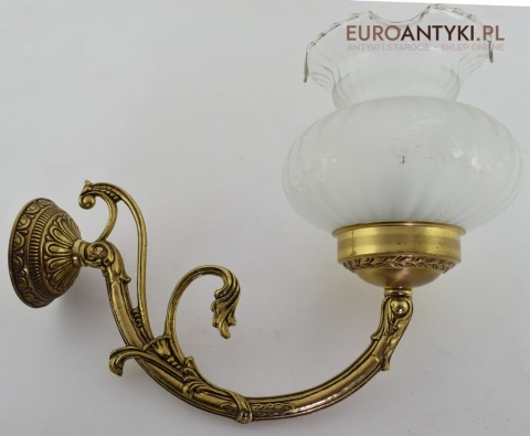 Antyki ekskluzywne nad biurko kinkiety do pałacowego saloniku lampy ścienne