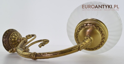 Antyki ekskluzywne nad biurko kinkiety do pałacowego saloniku lampy ścienne