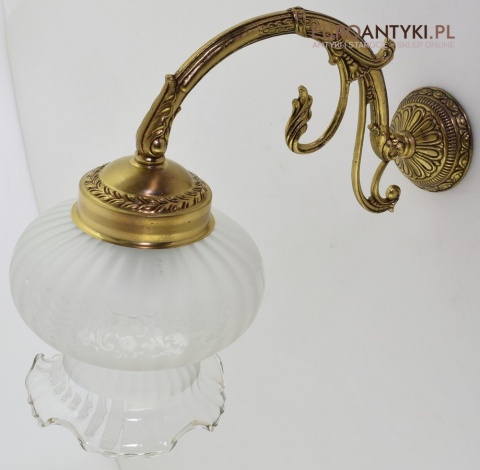 Antyki ekskluzywne nad biurko kinkiety do pałacowego saloniku lampy ścienne