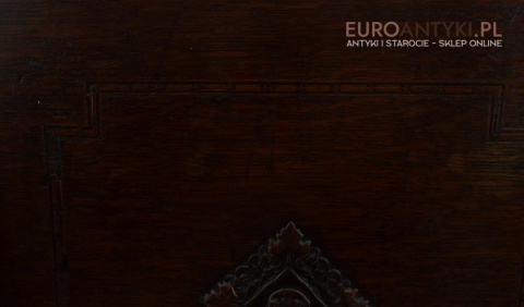 Muzealna węglarka antyk naczynie starodawny pojemnik na węgiel grunderzeit antique