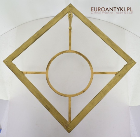 Antyk starodawny stoliczek mosiądz antyk mebelek vintage retro klimatyczny