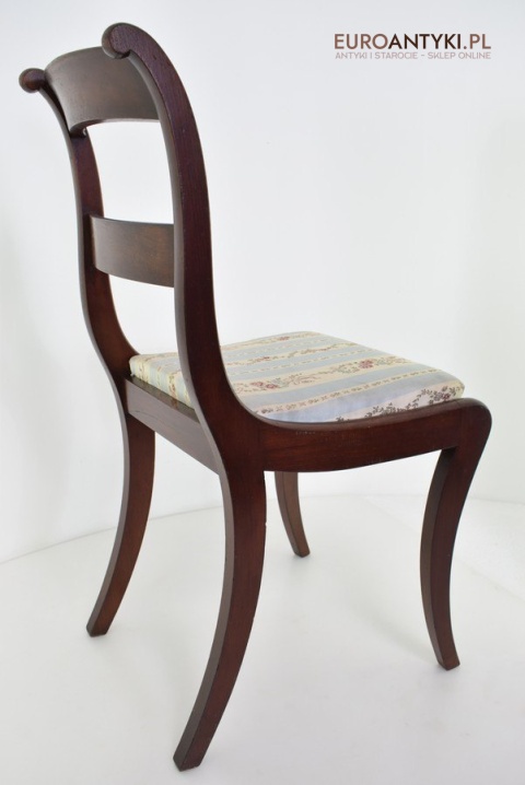 Wiktoriańskie krzesło antyczne meble oryginalne muzealne dworskie
