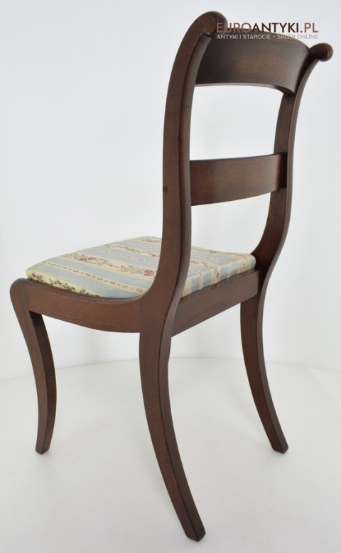 Wiktoriańskie krzesło antyczne meble oryginalne muzealne dworskie