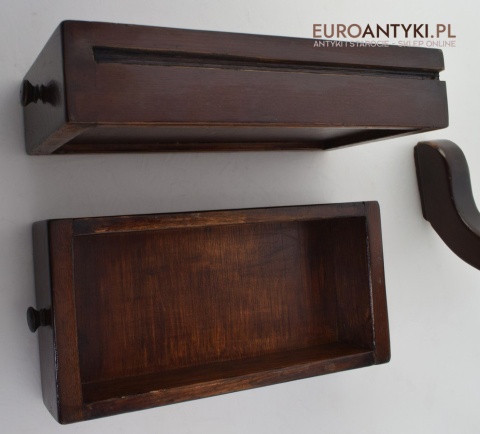 Zabytkowy stoliczek z szufladkami pomocnik antyczny do dworu pałacu