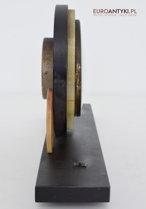 Zabytkowy zegar antyk marmurowy kominkowy na części dla zegarmistrza