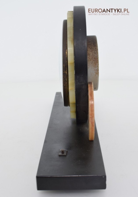 Zabytkowy zegar antyk marmurowy kominkowy na części dla zegarmistrza