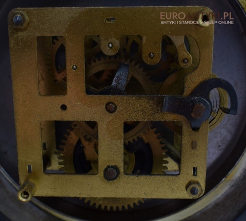 Zabytkowy zegar antyk marmurowy kominkowy na części dla zegarmistrza