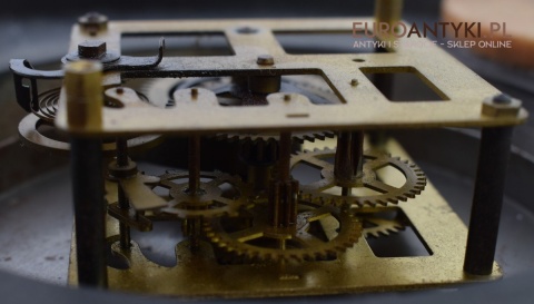 Zabytkowy zegar antyk marmurowy kominkowy na części dla zegarmistrza