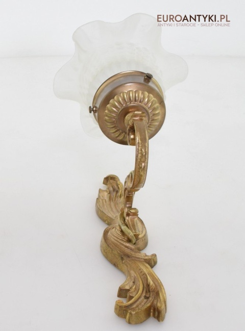 2 kinkiety barokowe rokokowe oświetlenie zabytkowe do sali bankietowej lampy ścienne