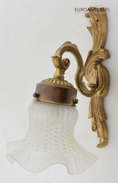 2 kinkiety barokowe rokokowe oświetlenie zabytkowe do sali bankietowej lampy ścienne