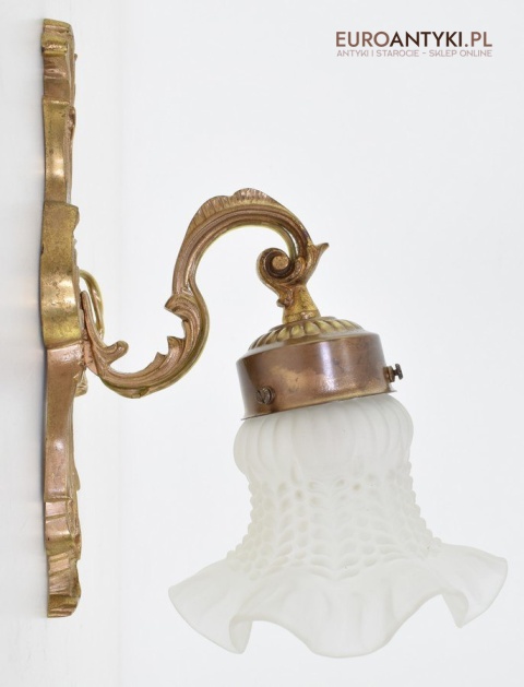 2 kinkiety barokowe rokokowe oświetlenie zabytkowe do sali bankietowej lampy ścienne