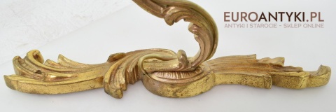 2 kinkiety barokowe rokokowe oświetlenie zabytkowe do sali bankietowej lampy ścienne