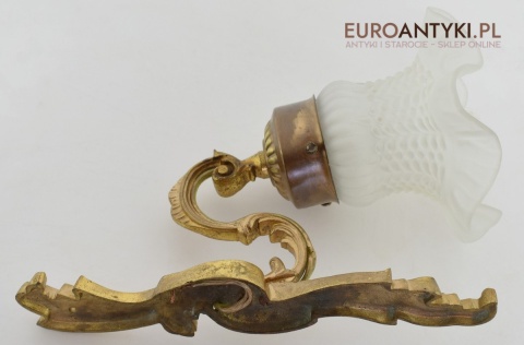 2 kinkiety barokowe rokokowe oświetlenie zabytkowe do sali bankietowej lampy ścienne