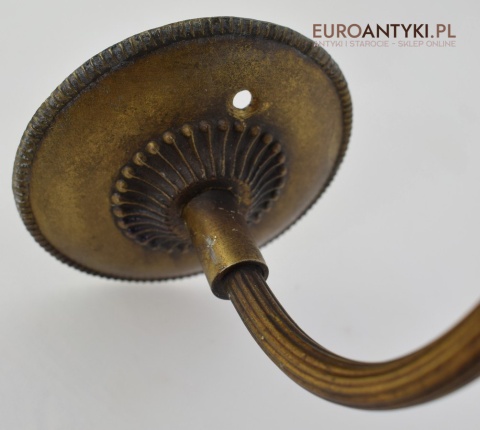 2 secesyjne kinkiety zabytkowe lampki ścienne do dworku