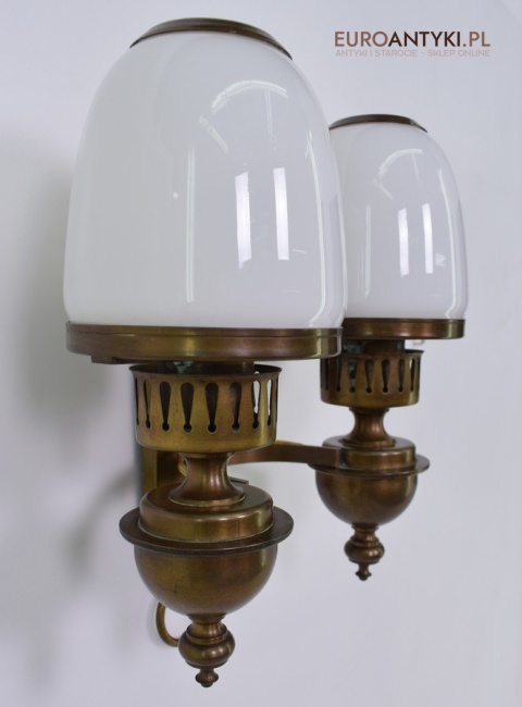 Kinkiet bankierski lampa ścienna bankierska retro vintage old fashion