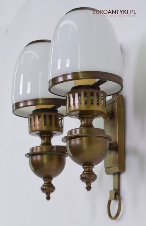 lampa bankierska na ścianę