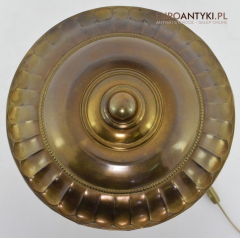 Secesyjna lampa gabinetowa lampka mosiężna do gabinetu antyczna