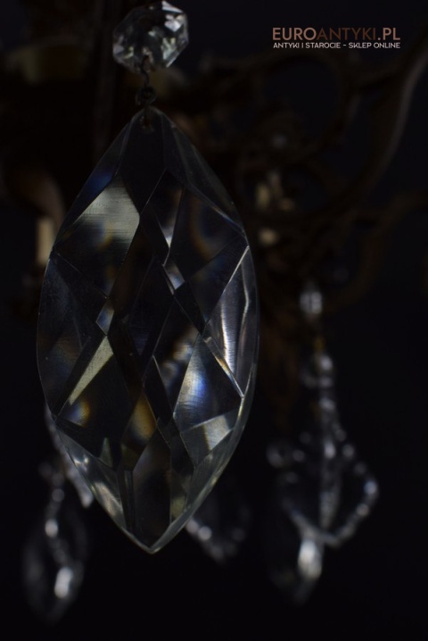 Wytworny żyrandol salonowy antyk do zamku oświetlenie do pałacu chandelier dworski