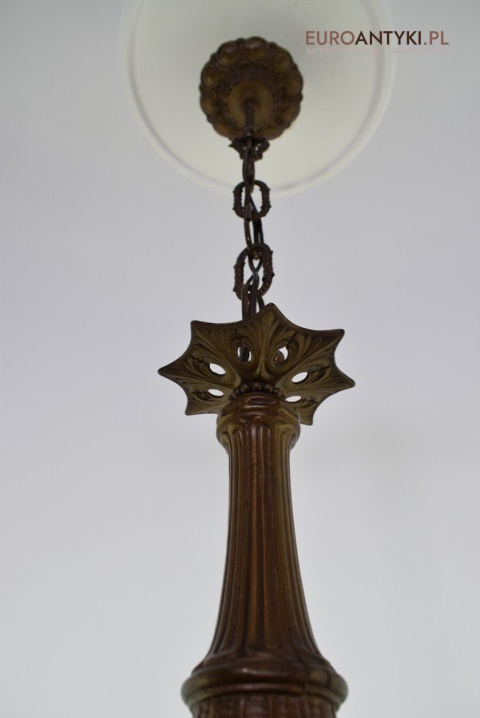 Wytworny żyrandol salonowy antyk do zamku oświetlenie do pałacu chandelier dworski