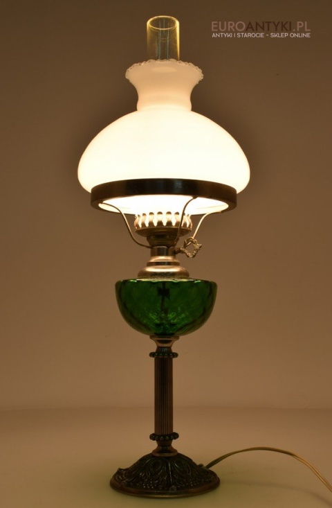 Zabytkowa lampka naftowa retro lampa prowansalska do komnaty zamkowej