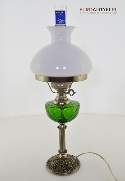 Zabytkowa lampka naftowa retro lampa prowansalska do komnaty zamkowej