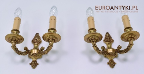 kinkiety z mosiądzu