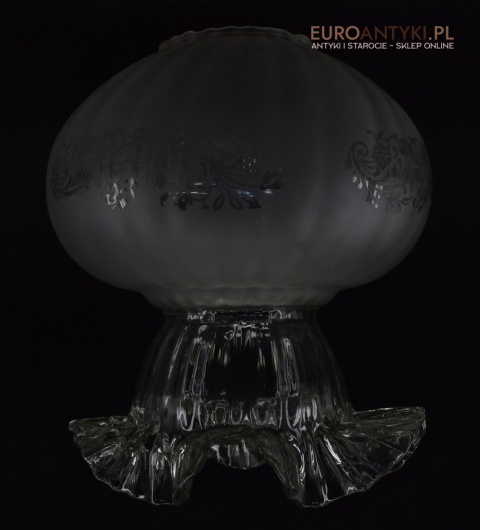 Lampa stołowa do pałacu zabytkowa ekskluzywna duża lampka antyczna z kloszem