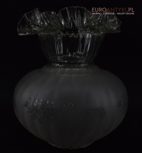 Lampa stołowa do pałacu zabytkowa ekskluzywna duża lampka antyczna z kloszem